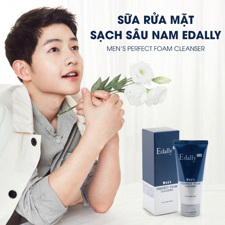 Sữa Rửa Mặt Sạch Sâu Giành Cho Nam Edally - Men's Perfect Foam Cleanser 120ml