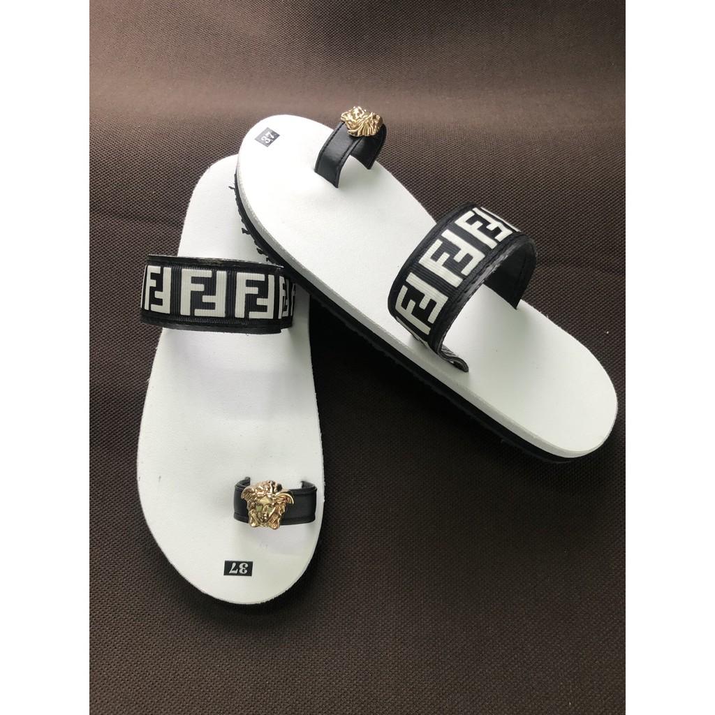 sandal đồng nai dép cặp nam nữ ( đế trắng quai đen ) size có từ 35 nữ đến 42 nam size khác nhắn tin chọn thêm