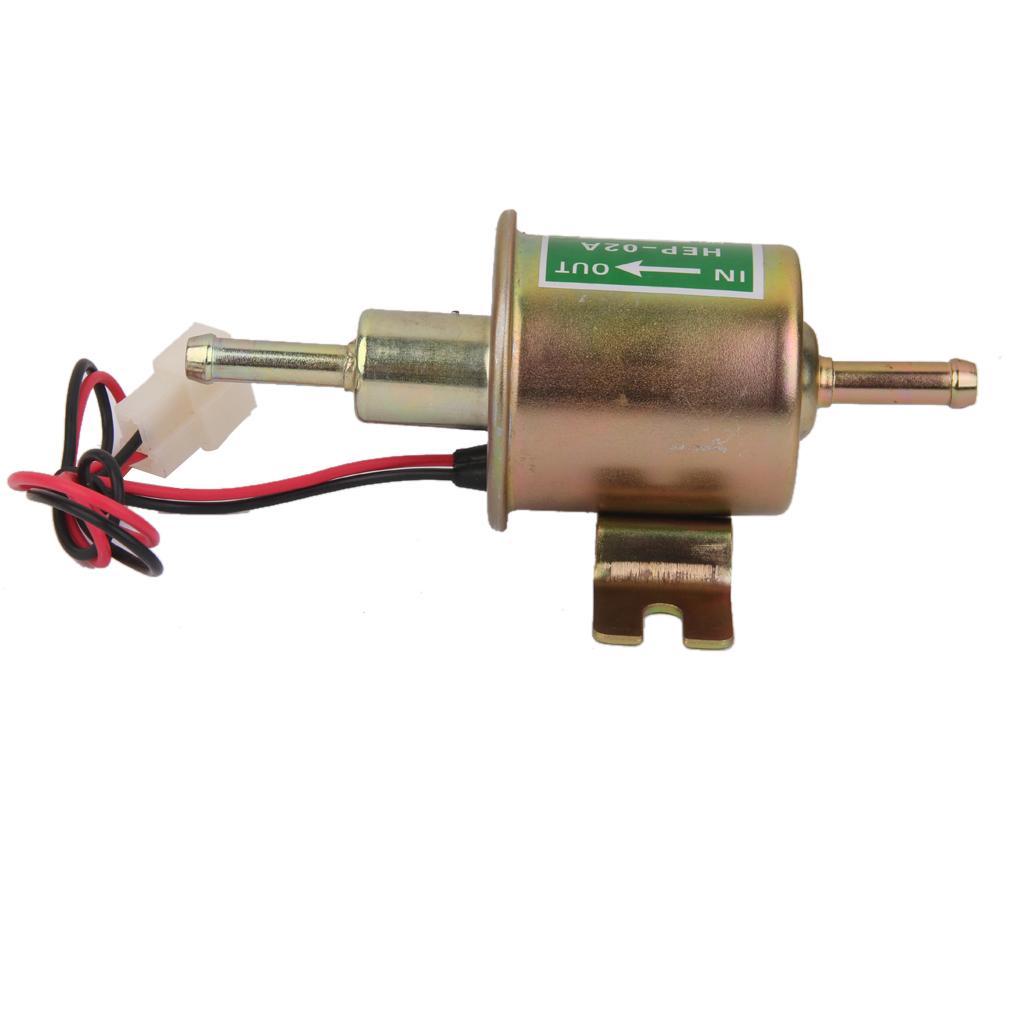5 Pieces Universal 12V Fuel Pump HEP-02A Petrol Pump Diesel Pump Electrical Construction Machine