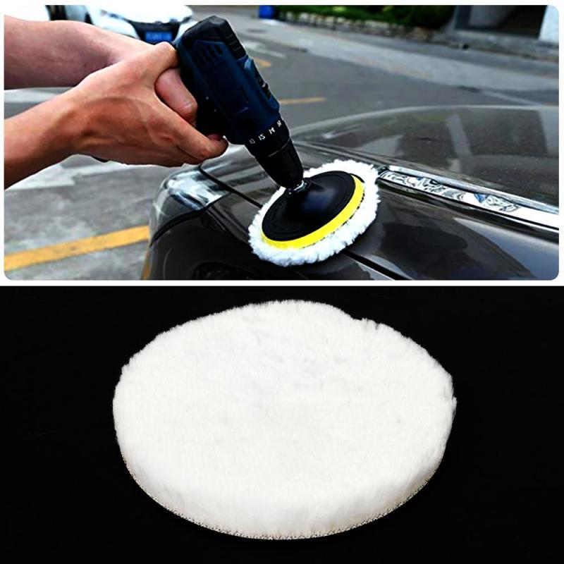 Bộ 5 Đĩa Len Đánh Bóng Xe Hơi 6 Món Tiện Dụng