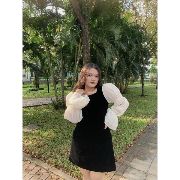 ĐẦM NHUNG TAY PHỒI SOULMATE BIGSIZE