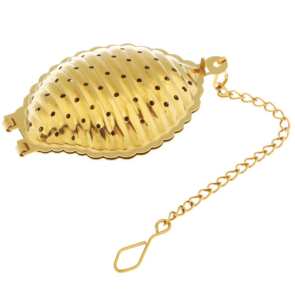 Conch Model Stainless Steel Tea Infuser Mesh Strainer Filter Kitchen Tools