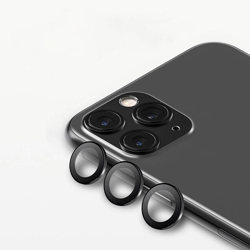 Bộ miếng dán kính cường lực bảo vệ Camera cho iPhone 11 Pro / 11 Pro Max Kuzoom mang  lại khả năng chụp hình sắc nét full HD (độ cứng 9H, chống trầy, chống chụi & vân tay, bảo vệ toàn diện)