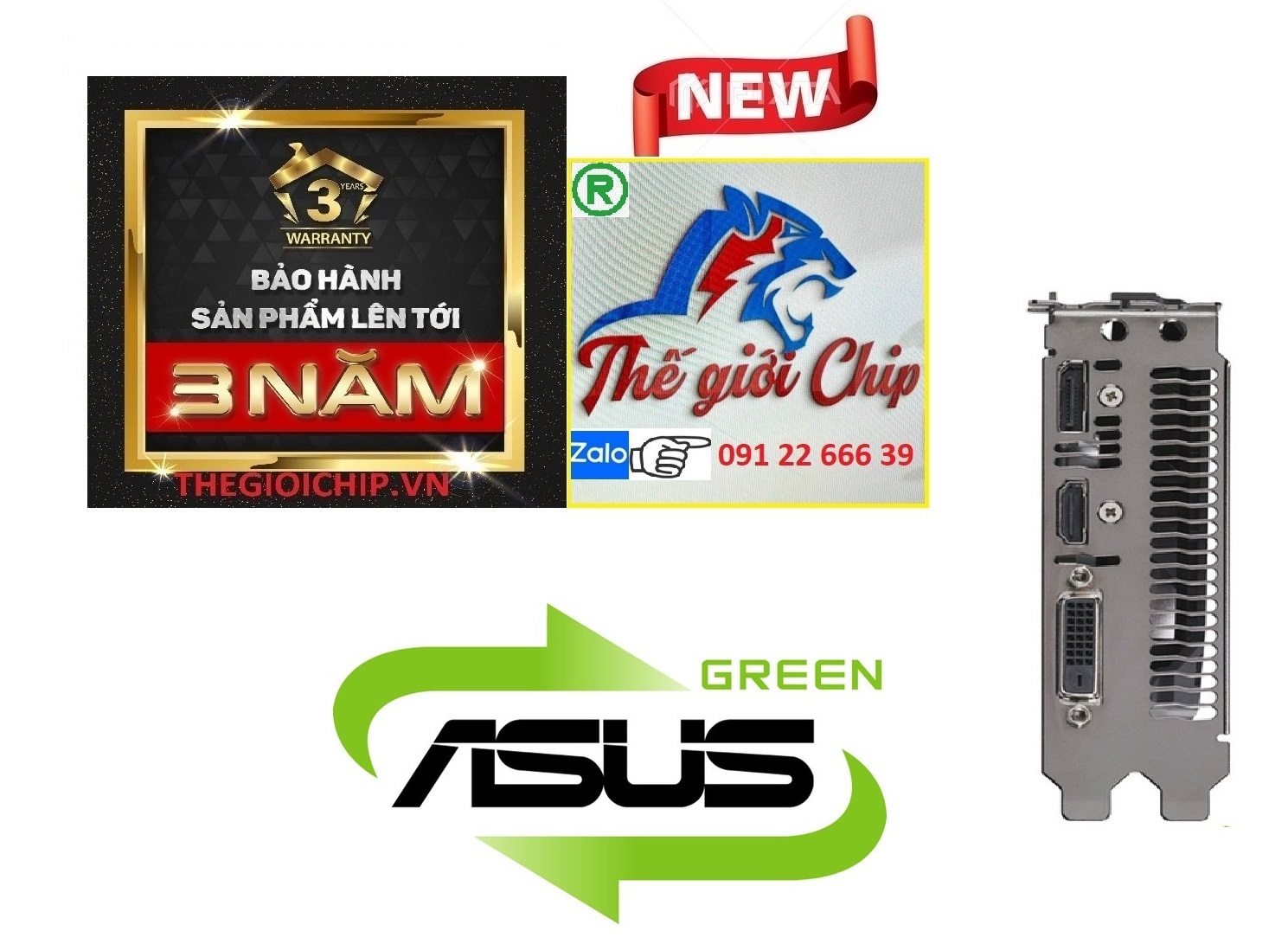 VGA (Cạc màn hình) ASUS CERBERUS GeForce GTX 1050Ti - 4GB/D5 (HÀNG CHÍNH HÃNG)