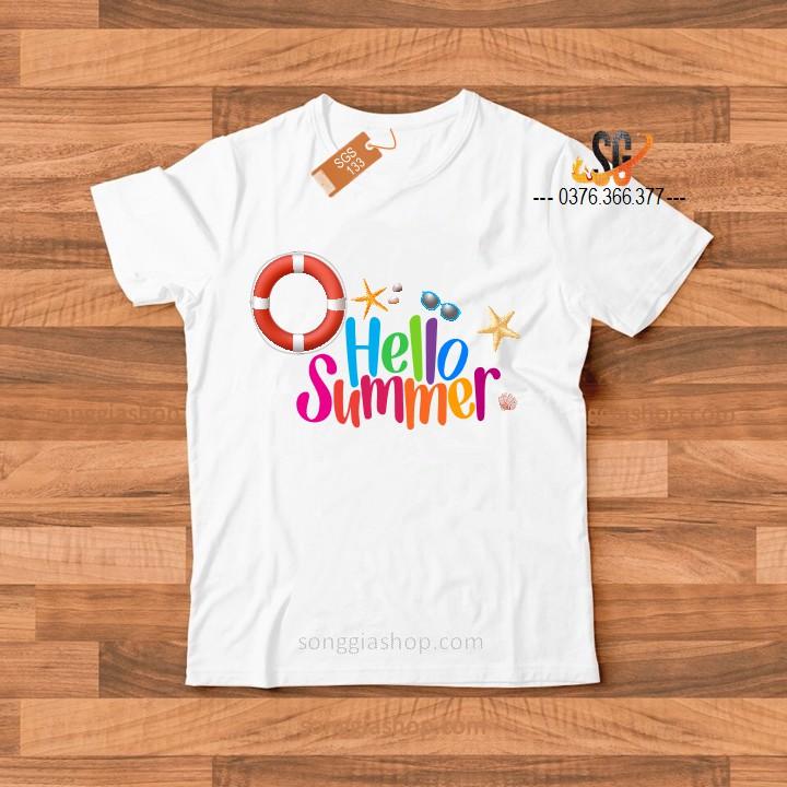 Nguyên Bộ Đi Biển - Hello Summer - Đủ size (DDB95)