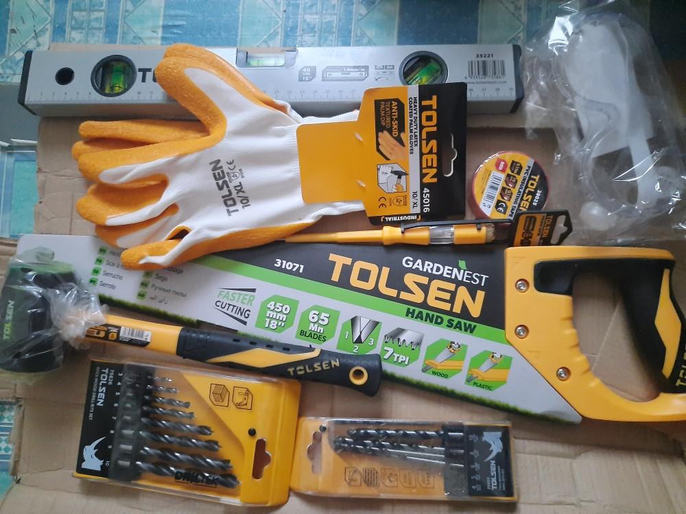 GĂNG TAY TRÁNG CAO SU ( CÔNG NGHIỆP ) TOLSEN 45016 - HÀNG CHÍNH HÃNG