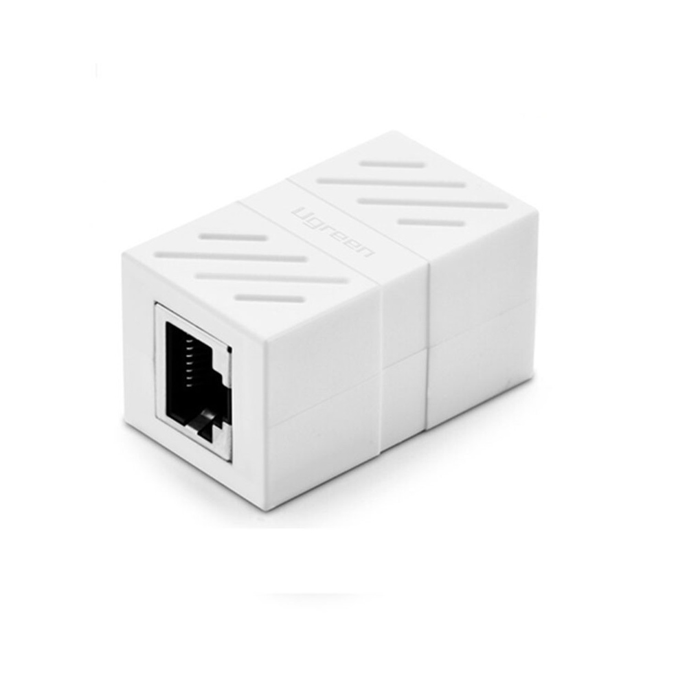 Mặt Nạ Mạng Âm Tường Màu Trắng LAN 1 2 Cổng RJ45 Và 1 Cổng Hình Vuông 86 Mm NW144 Hàng Chính Hãng Ugreen