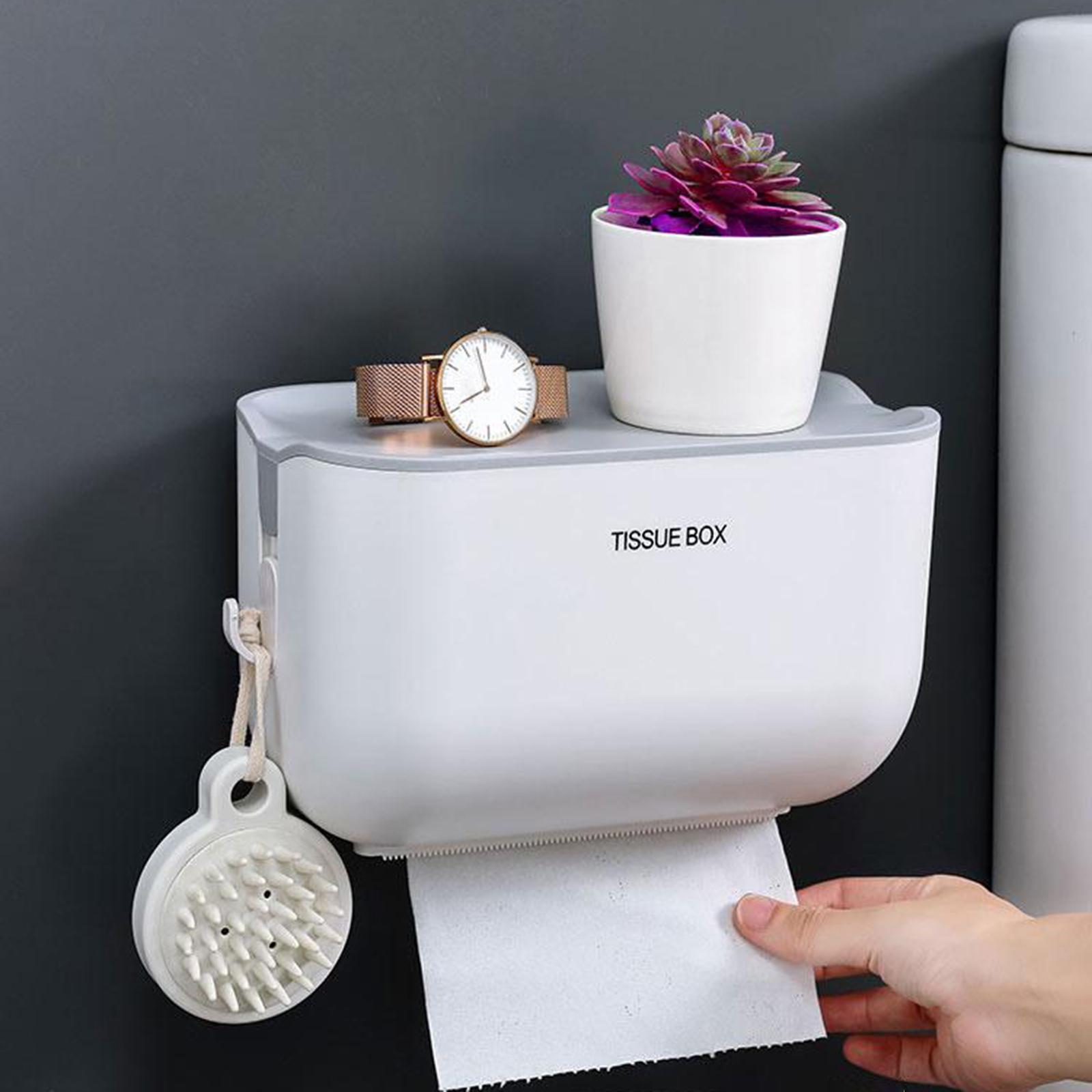 Waterproof Toilet Paper Roll Holder Tissue  Bathroom Kitchen