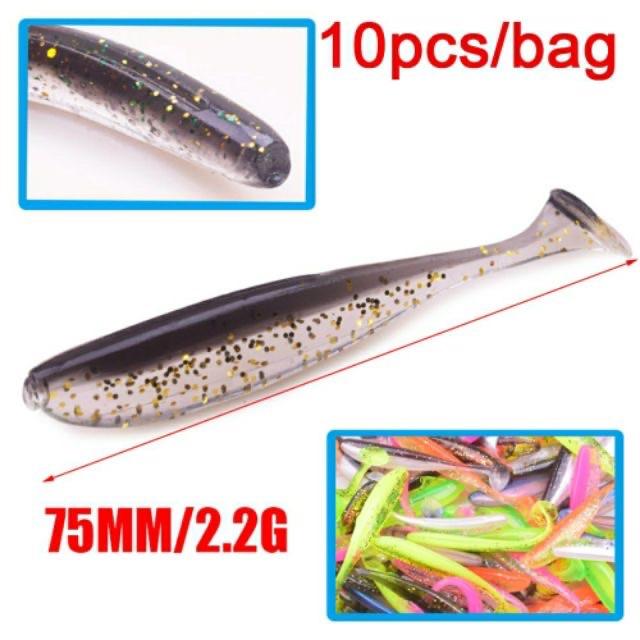 combo 5 Con Mồi Lure Câu Cá Giả Mềm