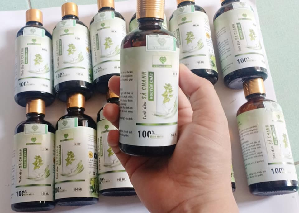 TINH DẦU SẢ CHANH NGUYÊN CHẤT MẸ KEN - 100ml