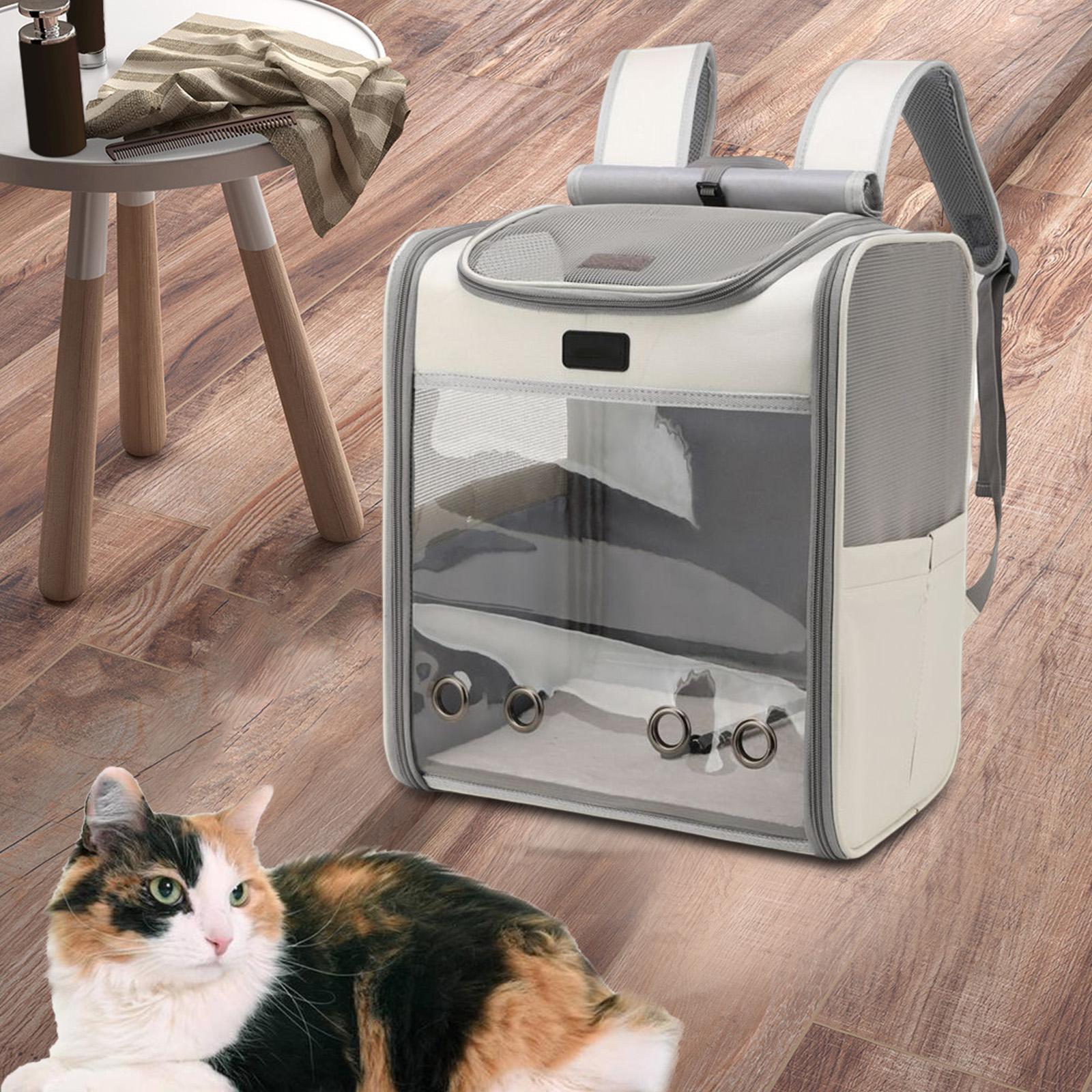 Cat Carrier Backpack Travel Bag with Adjustable Shoulder Strap for Kitten Outdoor