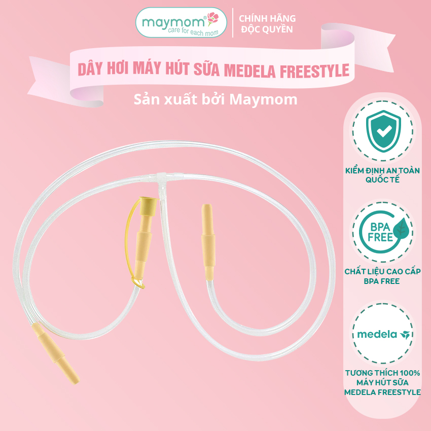 Dây Hút Sữa Medela Freestyle Thương Hiệu Maymom, Không Chứa BPA, An Toàn 100%, Vệ Sinh Dễ Dàng - 1 dây