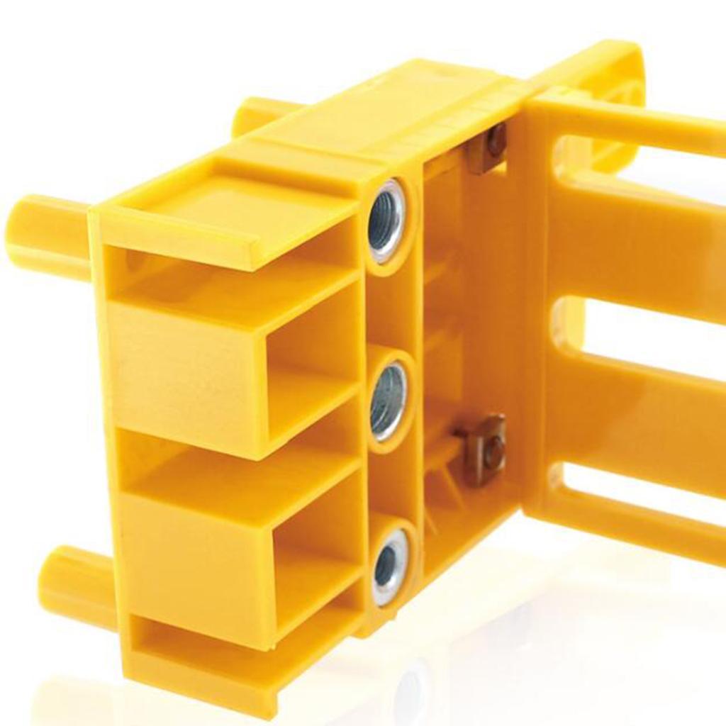 16pcs Handheld Dowel Jig Woodworking DIY with Drill Bits, Wrench, Dowel Pin