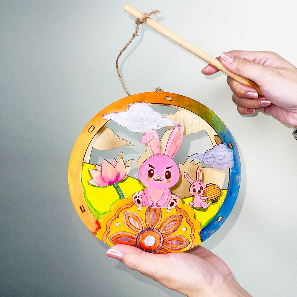 Lồng Đèn Sáng Tạo - Thỏ Ngọc Liên Hoa - Giftbrand GB02
