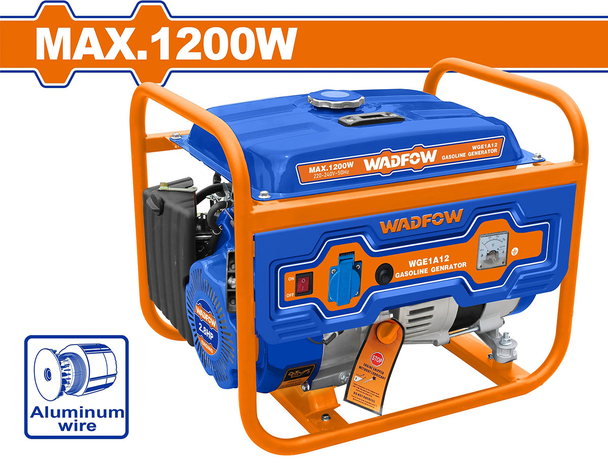 MÁY PHÁT ĐIỆN DÙNG XĂNG 7500W WGEAA09 WADFOW - HÀNG CHÍNH HÃNG