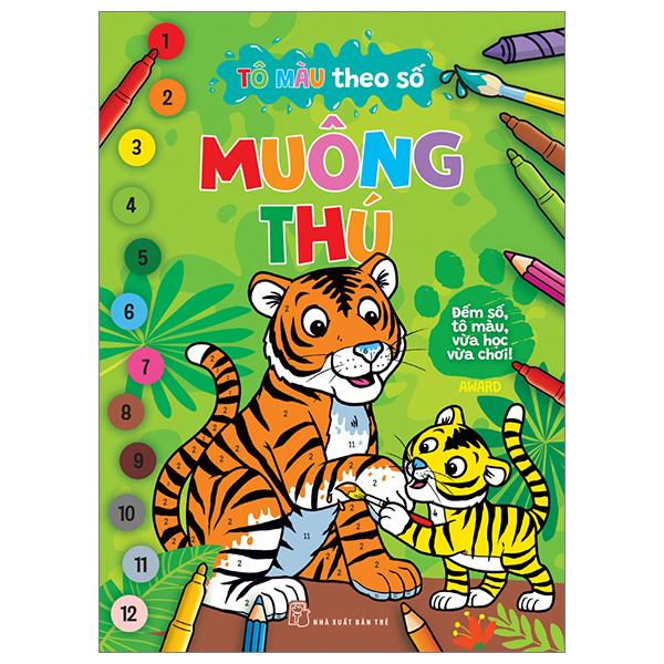 Tô Màu Theo Số - Muông Thú