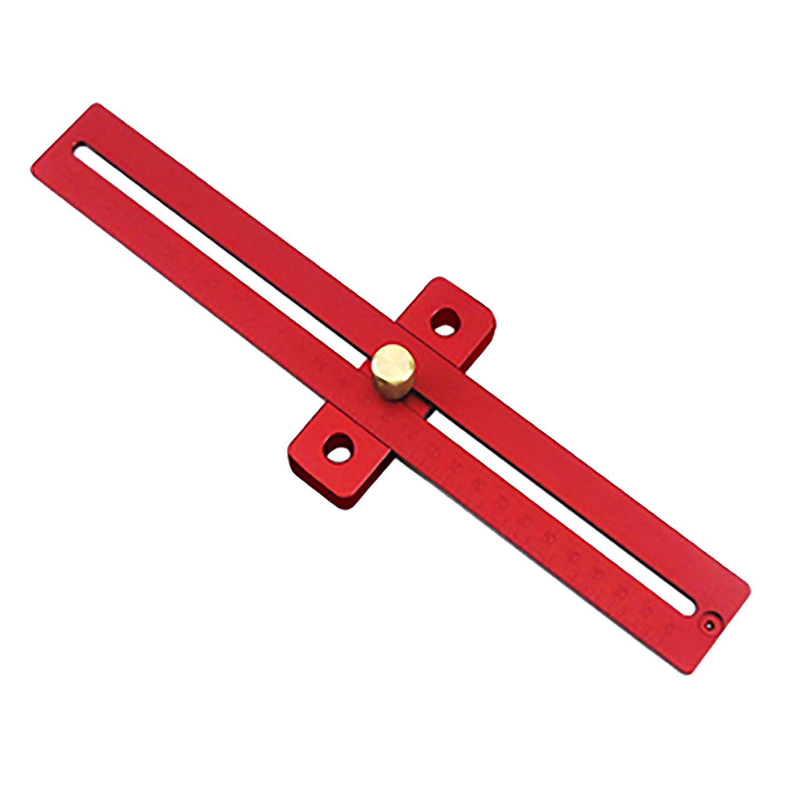 Precision Woodworking Scribe Ruler Gauge for Woodworking Measuring Carpenter