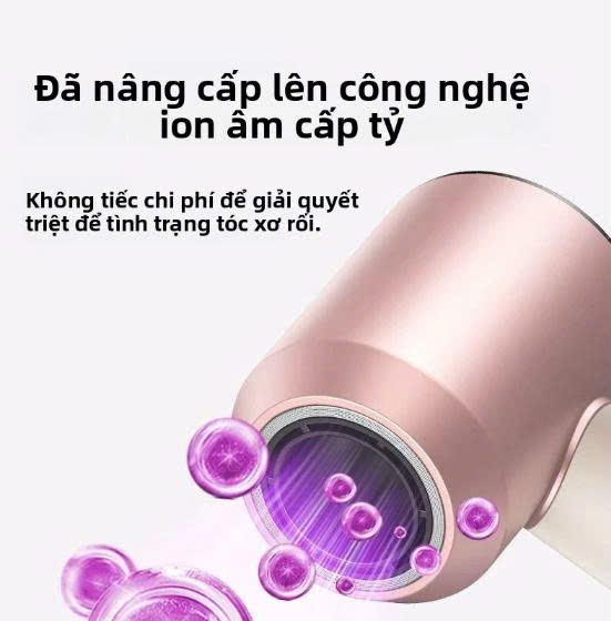 [KoSuyTu] SẤY TÓC 1600W KHÔNG LÁ CAO CẤP HỘP DA XỊN – SẤY NHANH, KHÔNG HƯ TÓC, THIẾT KẾ SANG TRỌNG