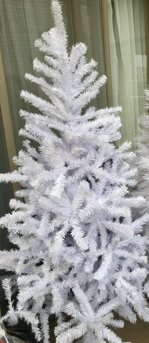 Cây thông noel màu trắng đầu tròn 2in