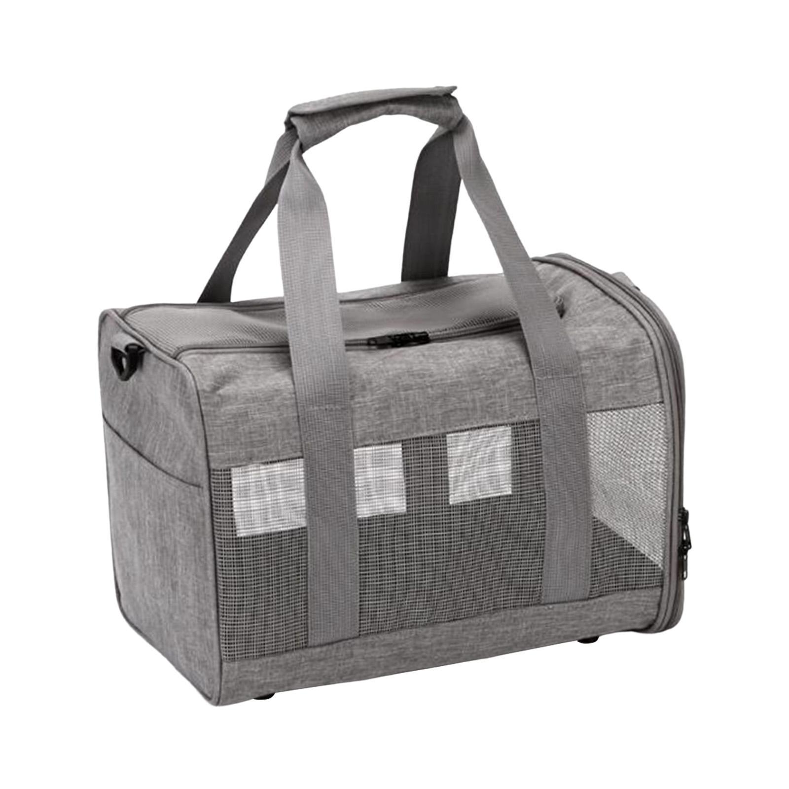 Soft Sided Pet Carrier Cat Carrier Bag Shoulder Bag Ventilated Foldable Carry Bag for Small Dogs for Small Animals Small Medium Cats