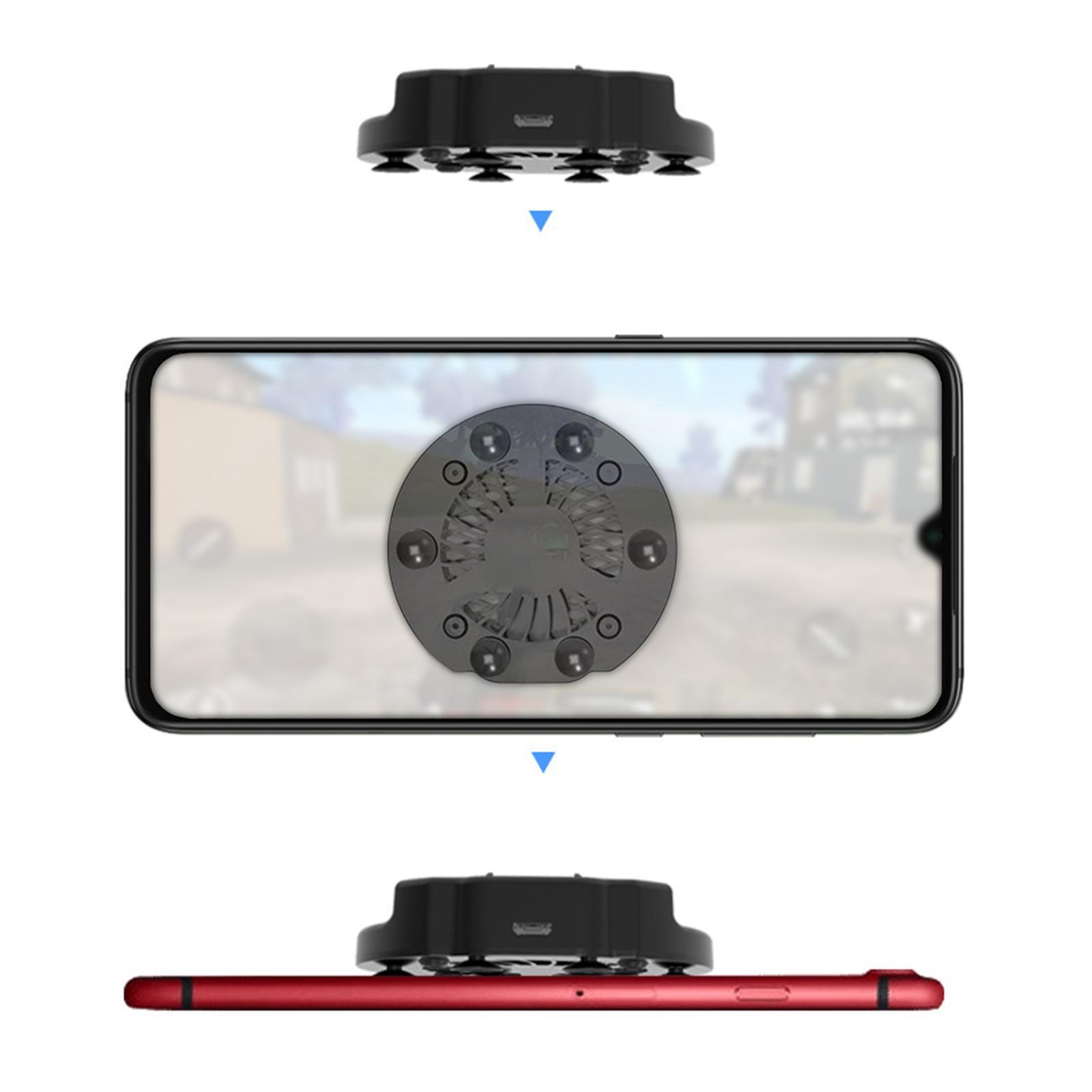 Mini Phone Holder USB Quiet Suction Cup for Lives Gaming