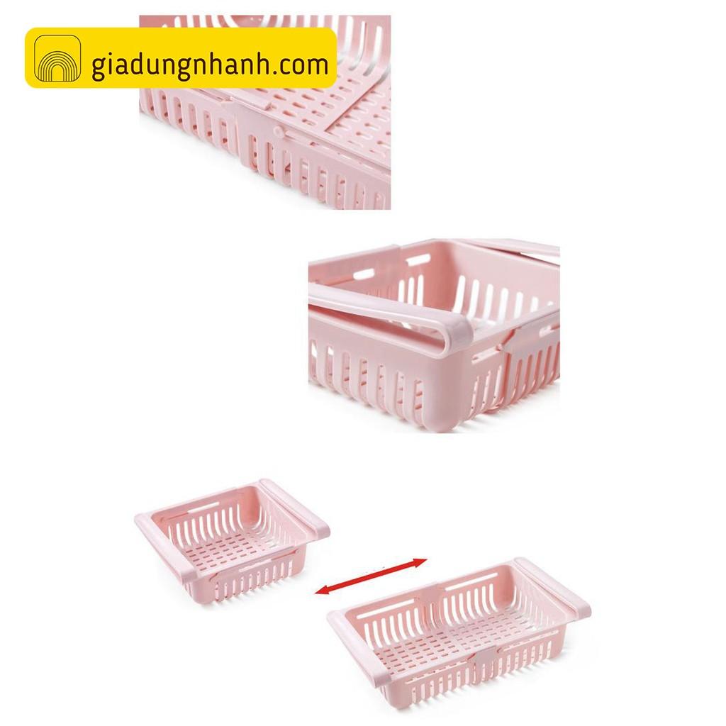 Rổ Nhựa Vuông Treo Ngăn Tủ Lạnh Tiện Lợi