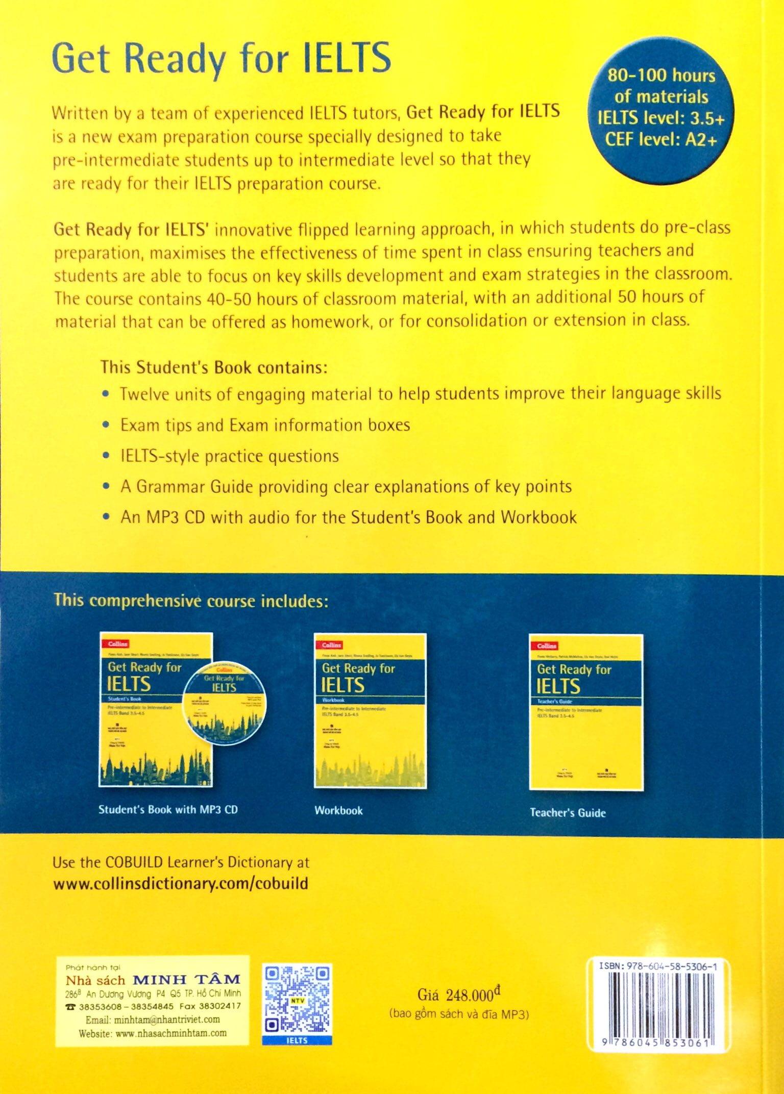 Collins Get Ready For Ielts Student's Book (Kèm 1 Đĩa MP3)