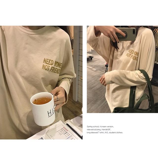 ÁO THUN TAY DÀI OVERSIZE FORM RỘNG CÁ TÍNH