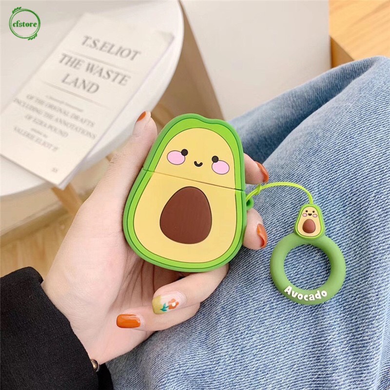 Vỏ Bảo Vệ Tai Nghe Dành Cho Airpods Thế Hệ 1&2 Hình Thú Siêu Cute