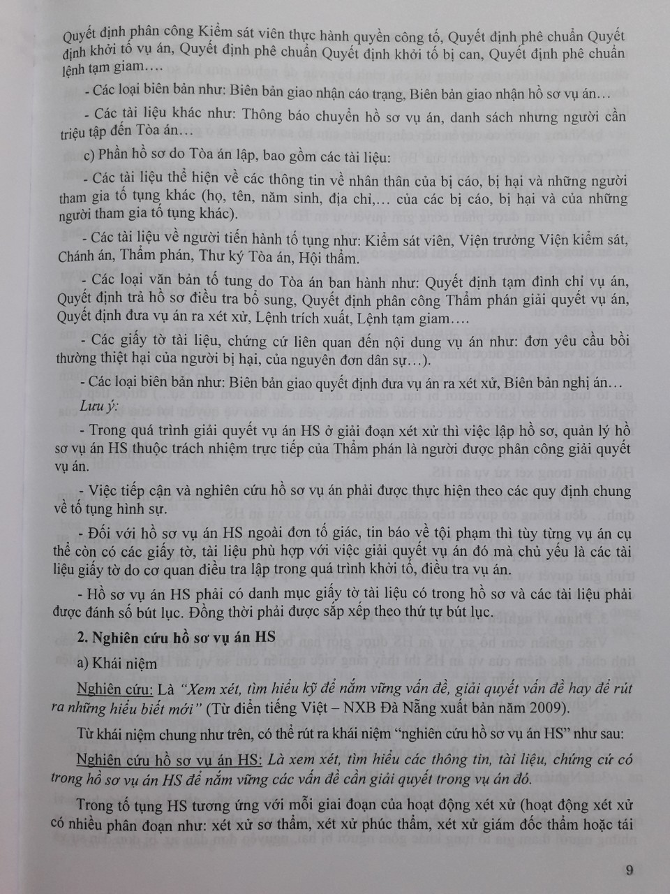 Phương Pháp Nghiên Cứu Hồ Sơ Vụ Án Hình Sự Trong Giai Đoạn Xét Xử Và Áp Dụng Bộ Luật Tố Tụng Hình Sự Năm 2015 Với Các Văn Bản Hướng Dẫn Mới Nhất