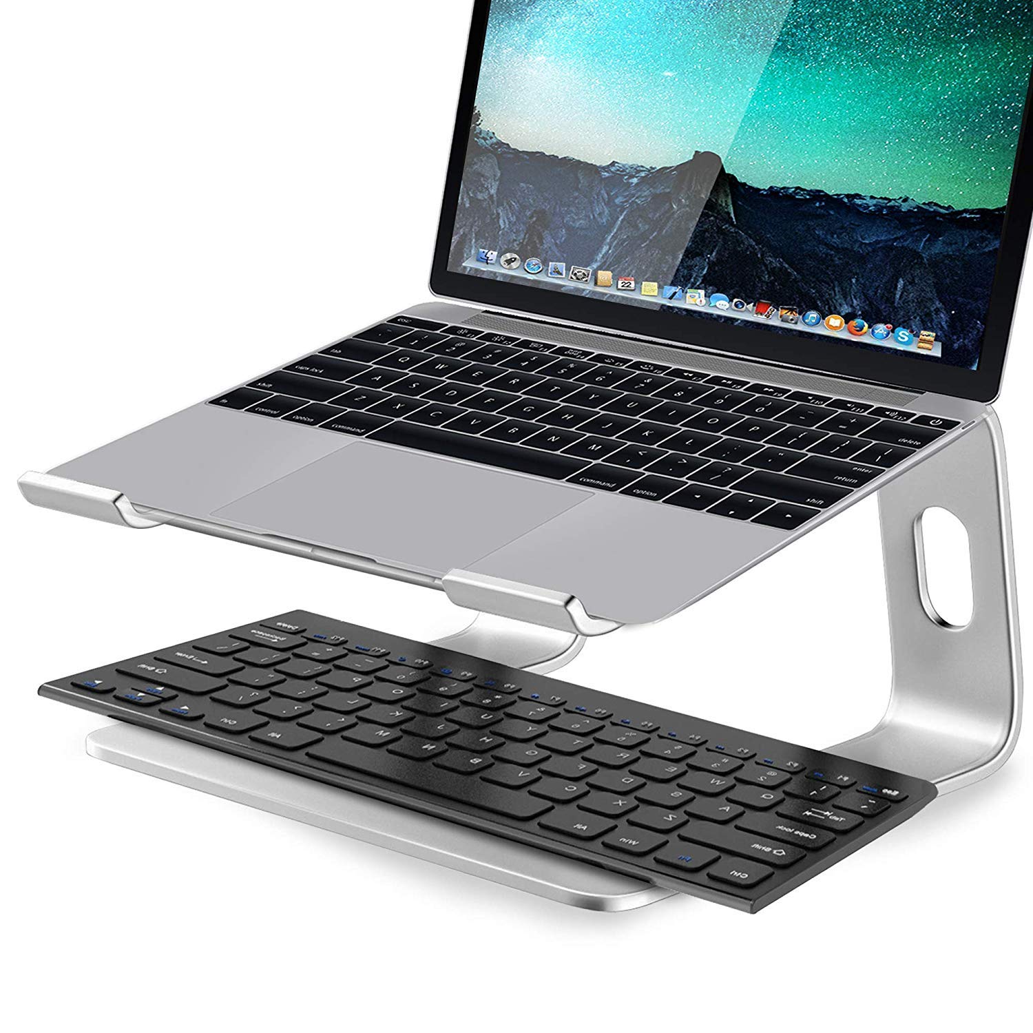 Giá Đỡ Máy Tính Laptop Macbook Hợp Kim Nhôm Cao Cấp Giúp Tản Nhiệt Có Thể Tháo Rời Hàng Chính Hãng Tamayoko - Bạc