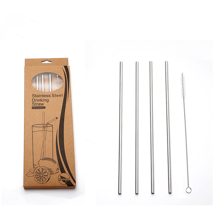 Ống Hút Kim Loại Không Gỉ Tái Sử Dụng Thân Thiện Với Môi Trường Stainless Steel Straws