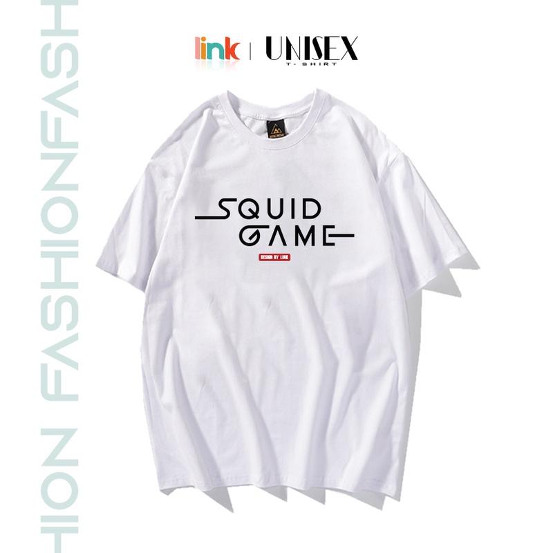 Áo phông SQUID GAME Trò Chơi Con Mực dáng rộng tay lỡ unisex
