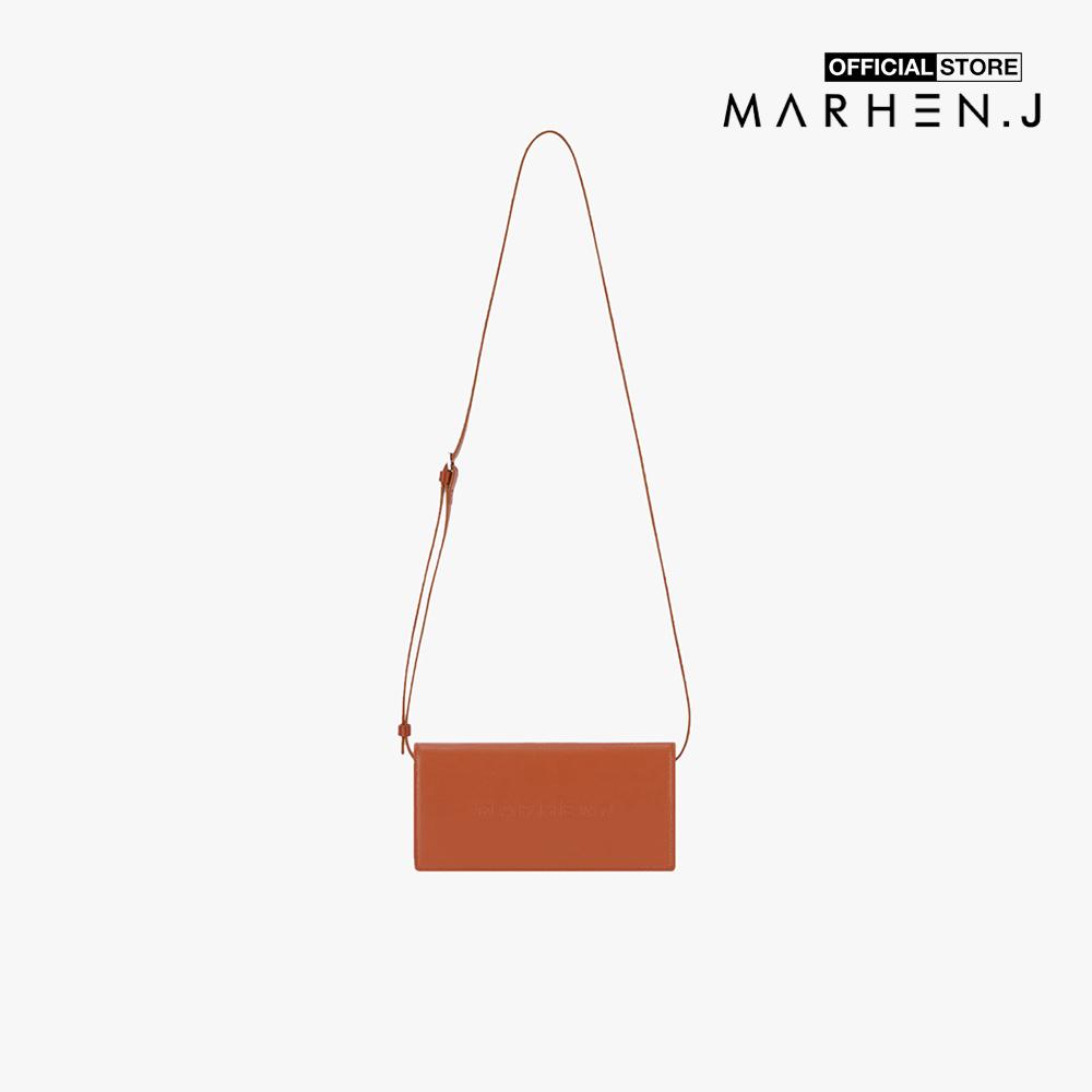 Marhen.J - Túi đeo chéo nữ nắp gập phom chữ nhật Marilyn MJ22BMALYN-BO