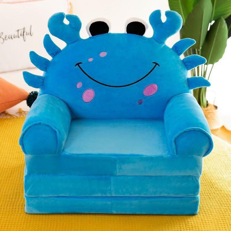 Ghế sofa cho bé, ghế lười 3 TẦNG hình thú - vừa ngồi vừa nằm cho bé