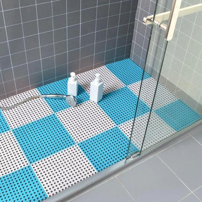 Thảm trải sàn Nhựa chống trơn Lót Sàn nhà tắm, bếp và các khu vực ẩm ướt KT 30x30cm, cao 1cm