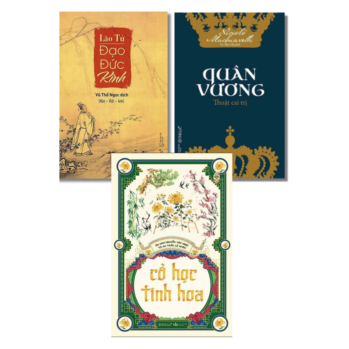 Combo 3 Cuốn: Lão Tử Đạo Đức Kinh + Quân Vương + Cổ Học Tinh Hoa