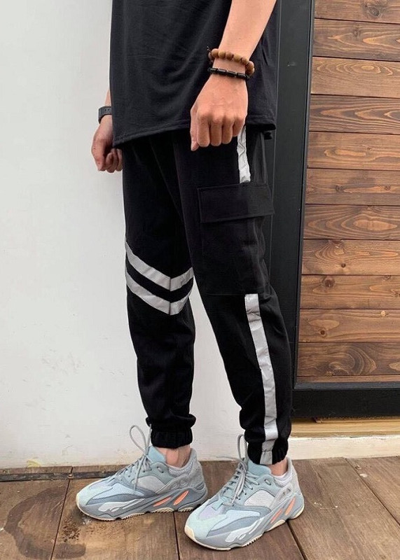 QUẦN JOGGER NAM PHẢN QUANG CHÉO TÚI HỘP THỂ THAO TÚM CHÂN