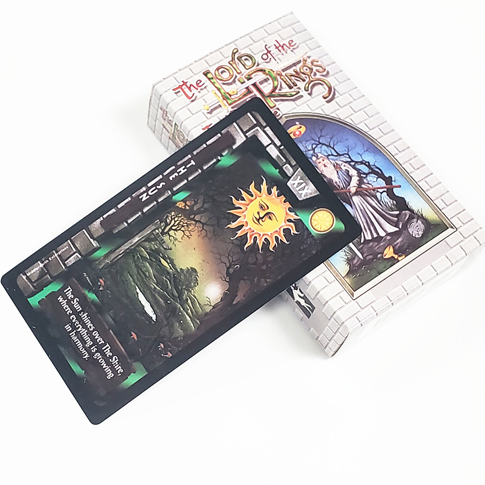 [Size Gốc] Bộ Bài Tarot The Lord Of The Rings 7x12 Cm  Đá Thanh Tẩy