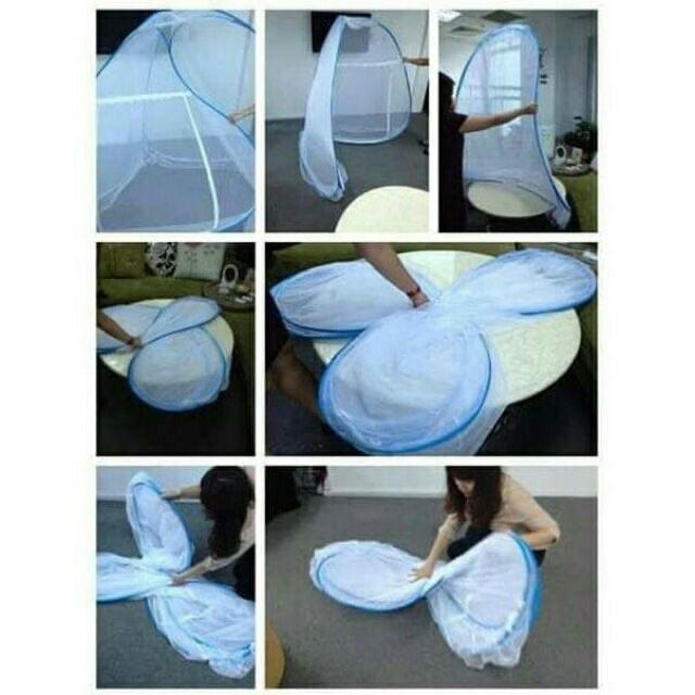 Mùng chụp tự bung 1m6, 1m8