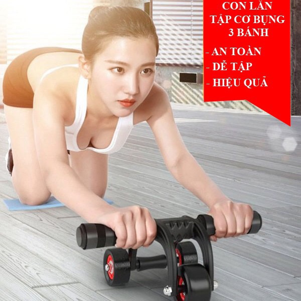 Con Lăn 3 Bánh Slimmer Tập Bụng Cao Cấp BX03