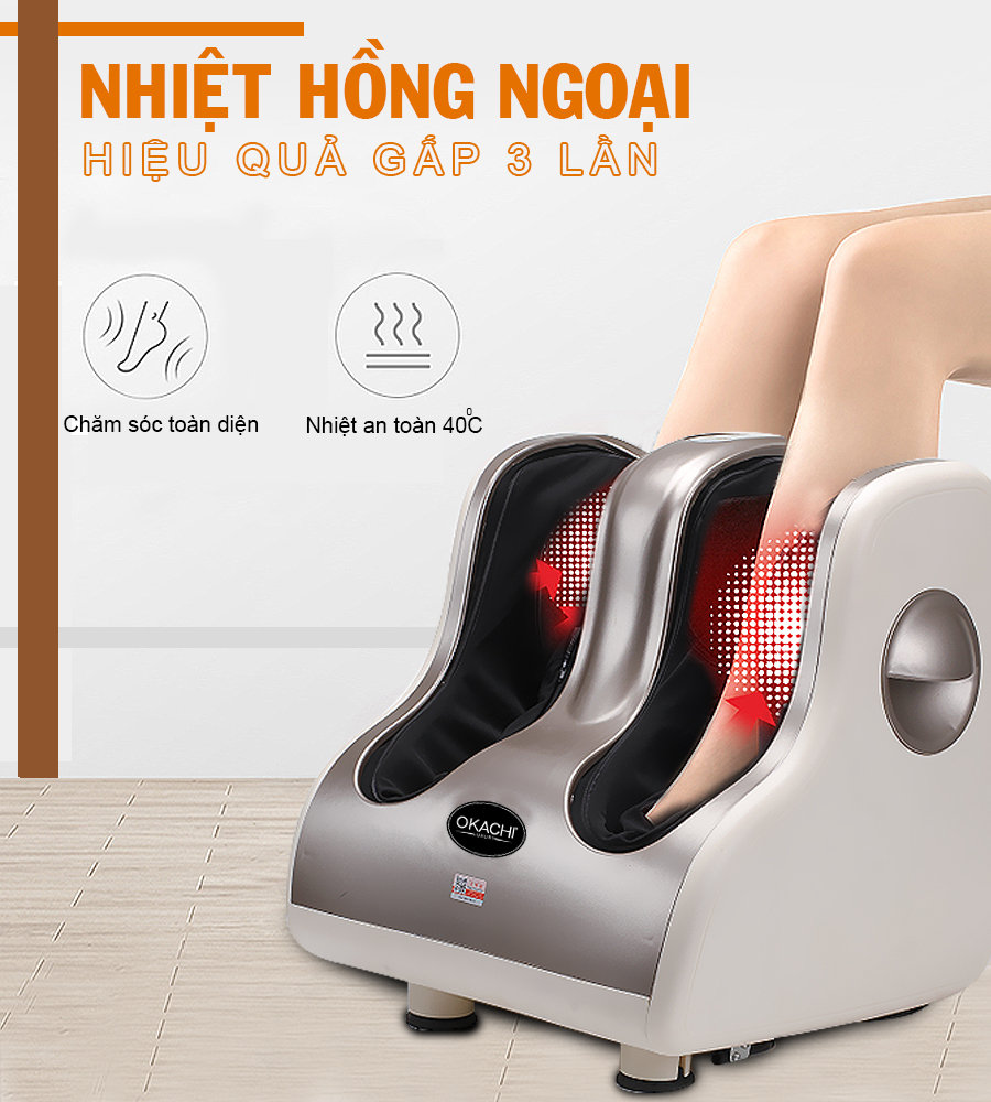 Máy massage chân OKACHI JP-820 (4 motor) 