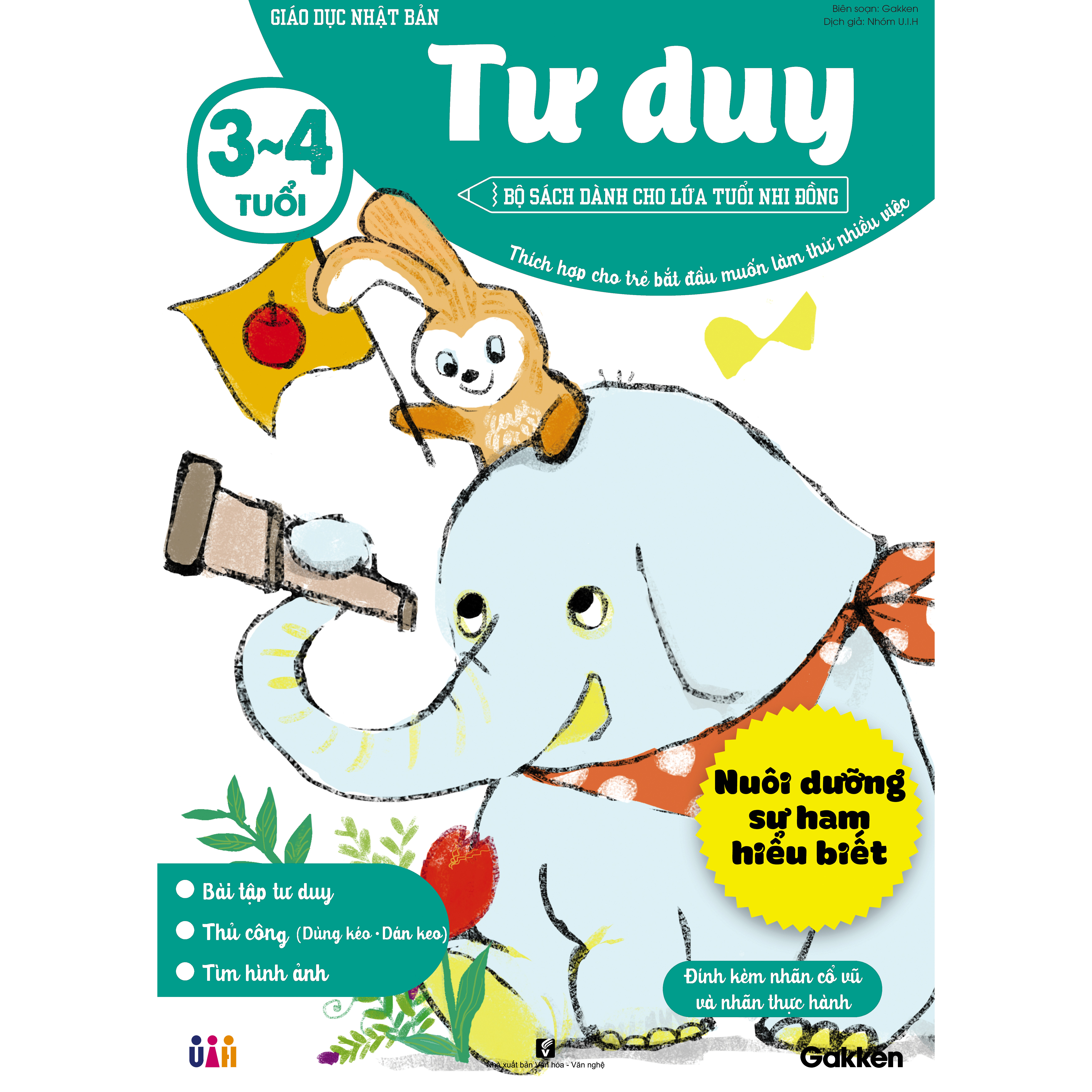 SÁCH THIẾU NHI CHO TRẺ 3-4 TUỔI_Tư duy