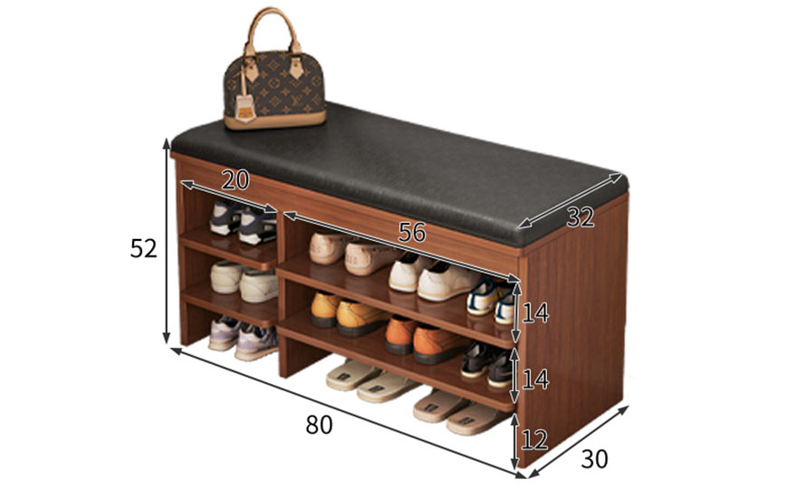 Kệ giày nhỏ gọn bằng gỗ công nghiệp MDF