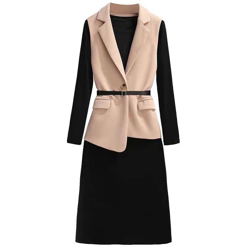 Set váy kèm vest thu đông 2021 đủ size Từ 40-65kg