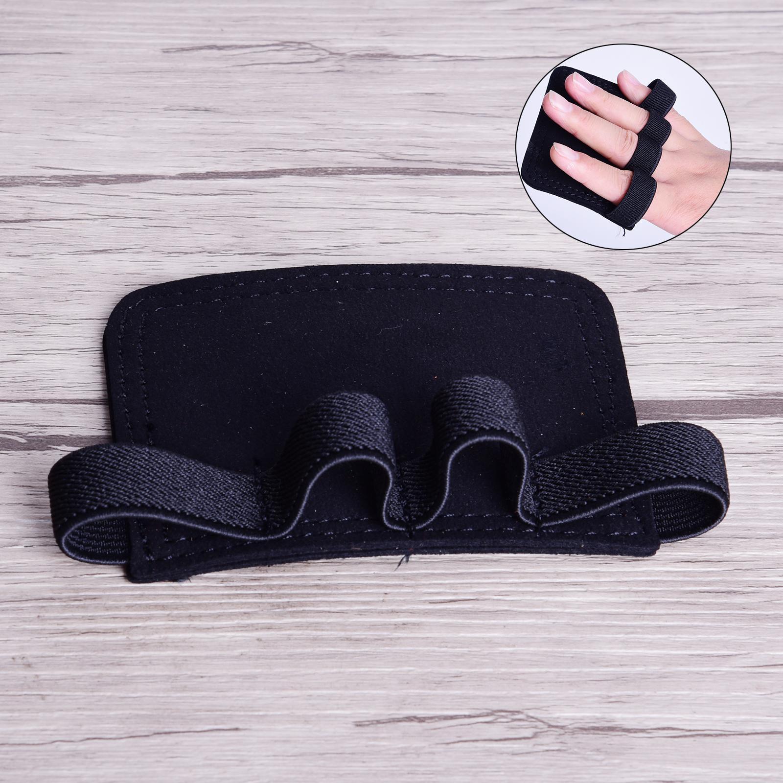 1 Pair Weight Lifting Palm Grips Strength Training Gym Hand 4 Finger Gloves