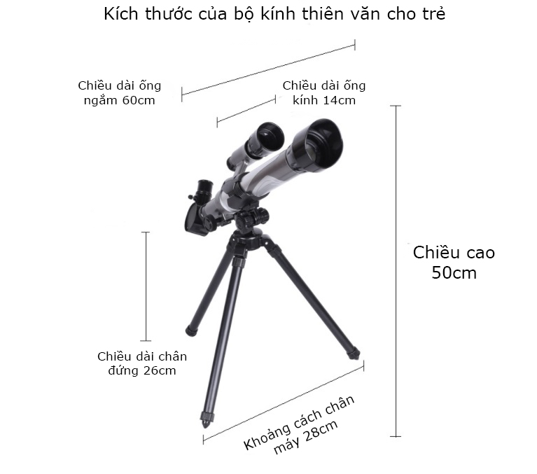 Bộ kính thiên văn giáo dục cho trẻ em - K1040