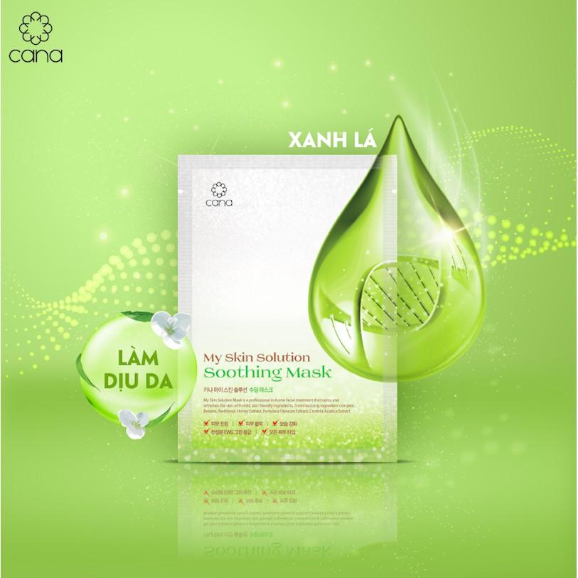 Mặt nạ làm dịu da - Cana - My Skin Solution Soothing