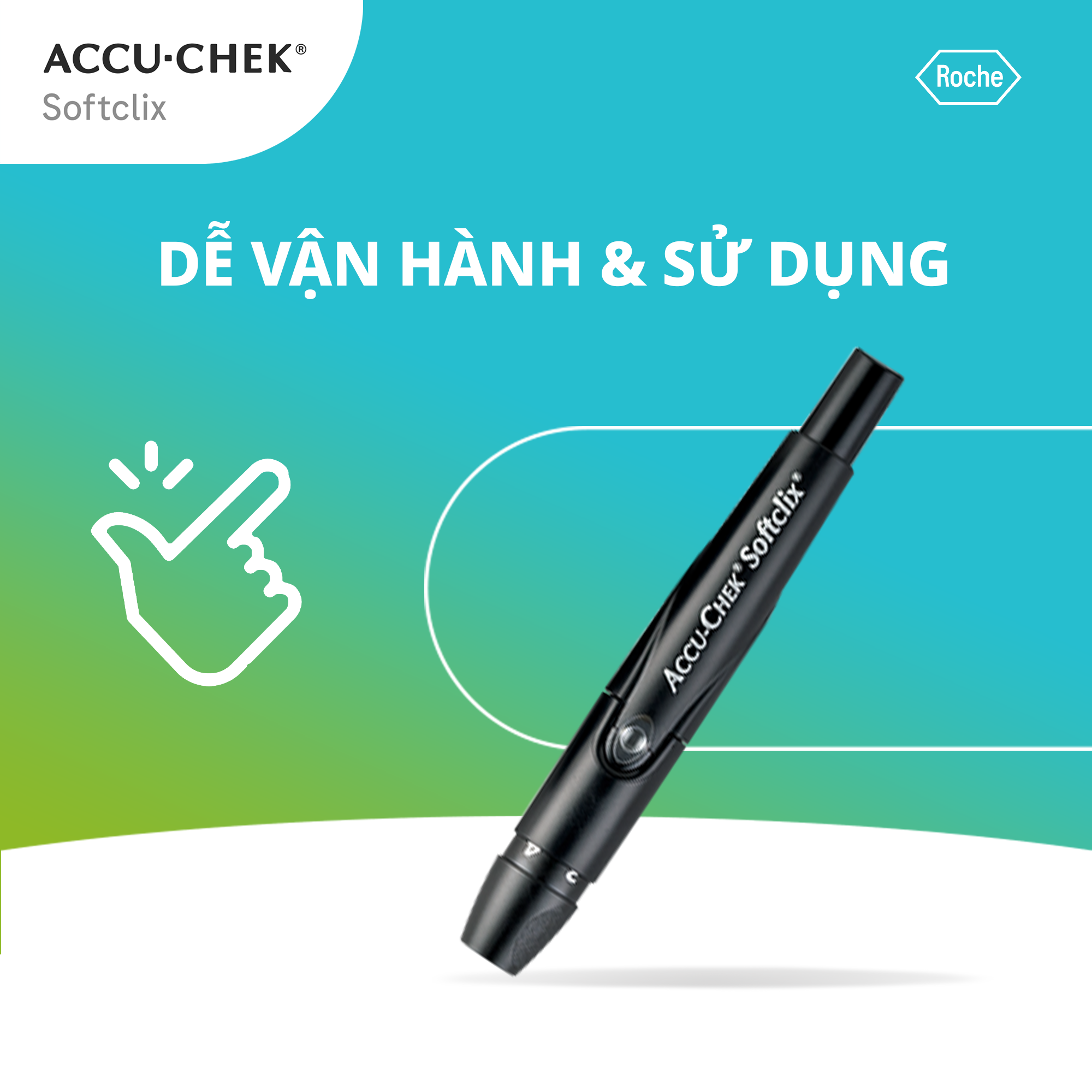 Hộp 25 Kim Chích Máu ACCU-CHEK SoftClix Dùng Cho Máy ACCU-CHEK Active & Instant