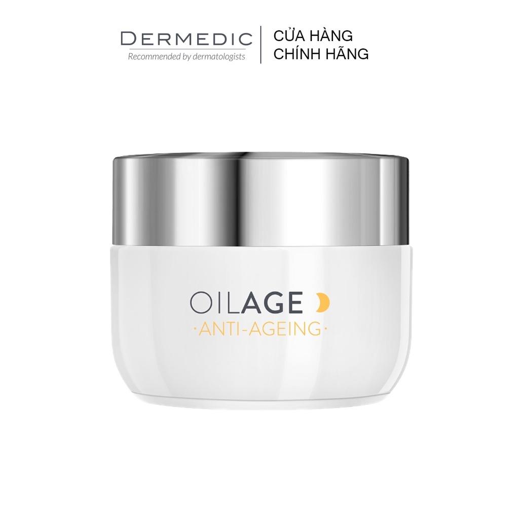 Kem dưỡng hỗ trợ làm chậm lão hóa ban đêm Dermedic OILAGE REPAIRING NIGHT CREAM RESTORING SKIN DENSITY 50ml